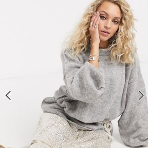 Free People Gray Sweater
